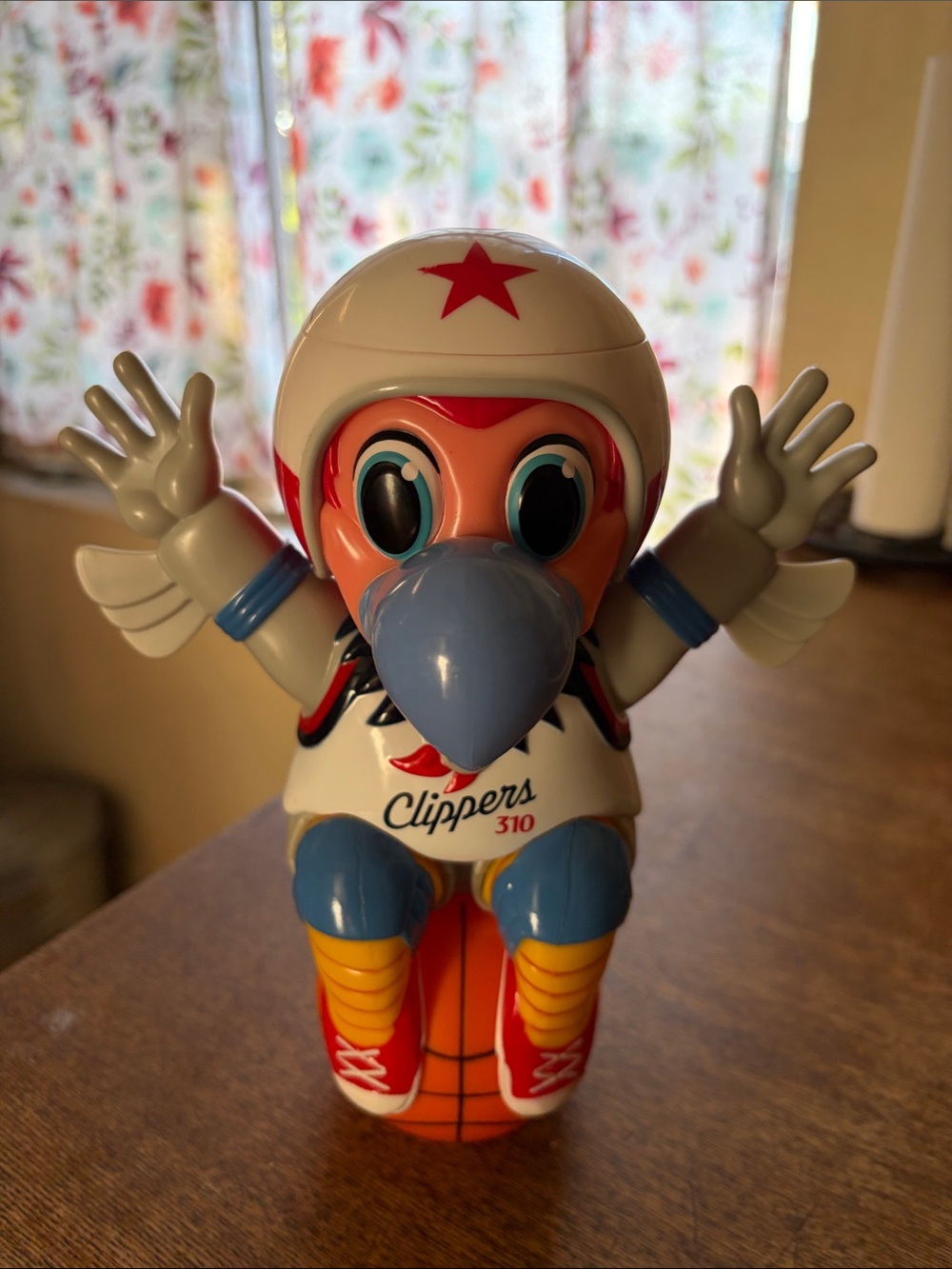 Mascot Action Figure Toy - White, Blue, Red